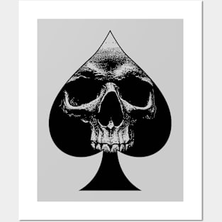 Ace of Spades Skull Posters and Art